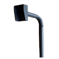 Gooseneck Powder Coated incl. rain shield