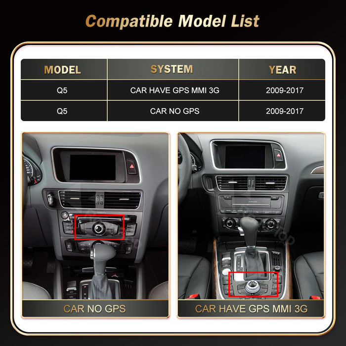 HD Screen For Audi Q5（TAX FREE）