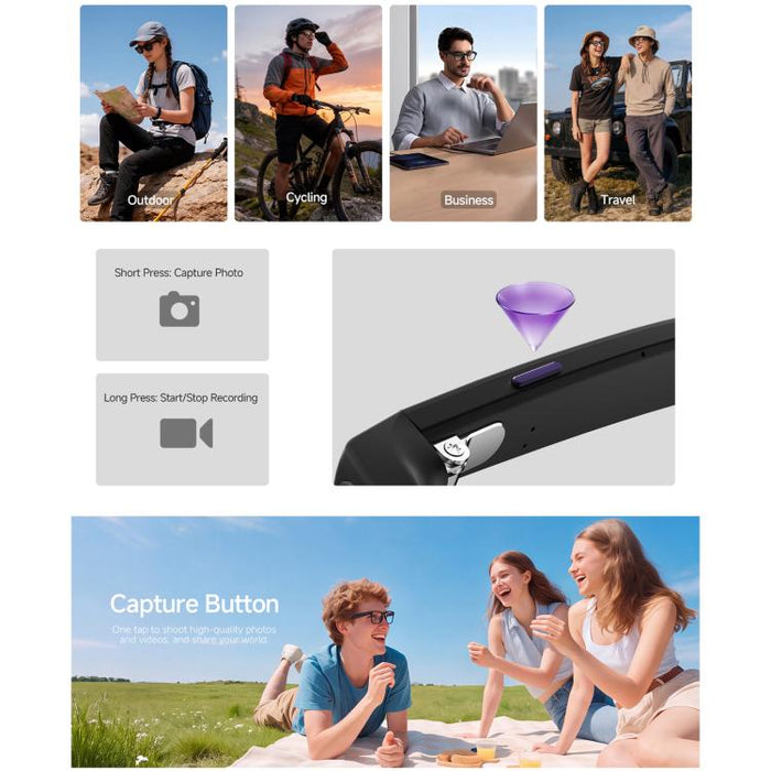 HD5 Ultra Smart AI Translation Glasses – Seamless Communication