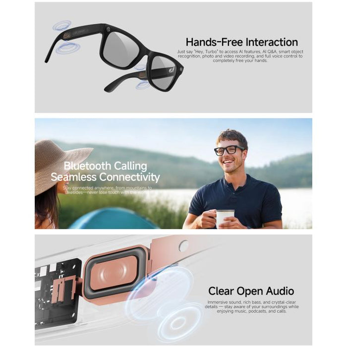 HD5 Ultra Smart AI Translation Glasses – Seamless Communication