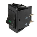 Hella 12V DC Rocker Switch - Green