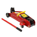 Horizontal Hydraulic Car Jack - Manual Tire Change Lifting Tool