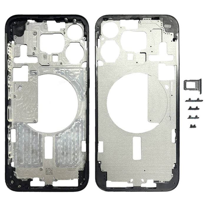 iPhone 15 Pro Max Middle Frame Bezel with Side Keys & Card Tray for US, China, and CE Versions