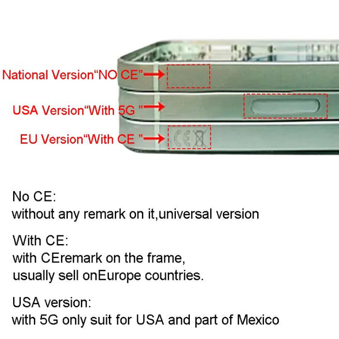 iPhone 15 Pro Max Middle Frame Bezel with Side Keys & Card Tray for US, China, and CE Versions