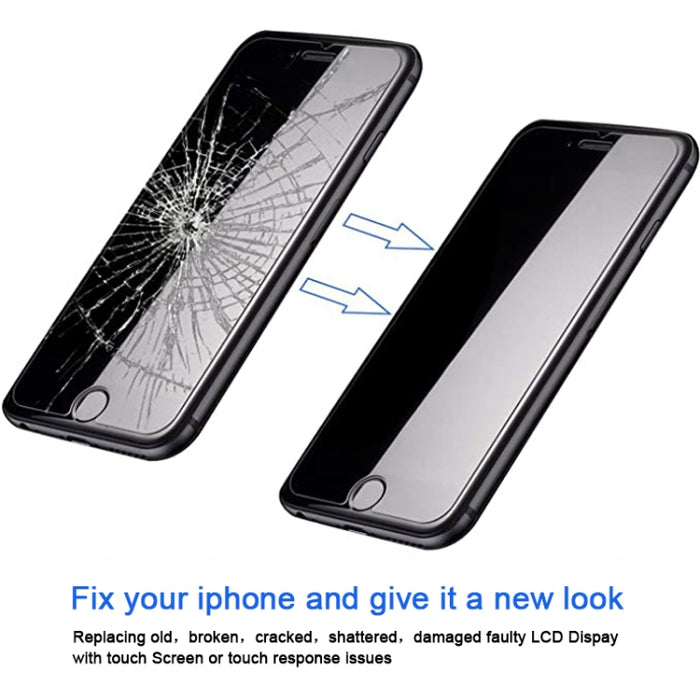 iPhone 7 LCD Screen Replacement with Front Camera - Black & White Options