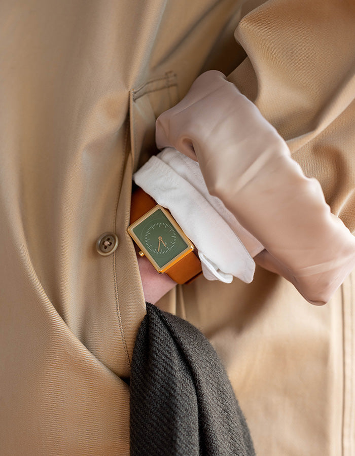 Green square watches