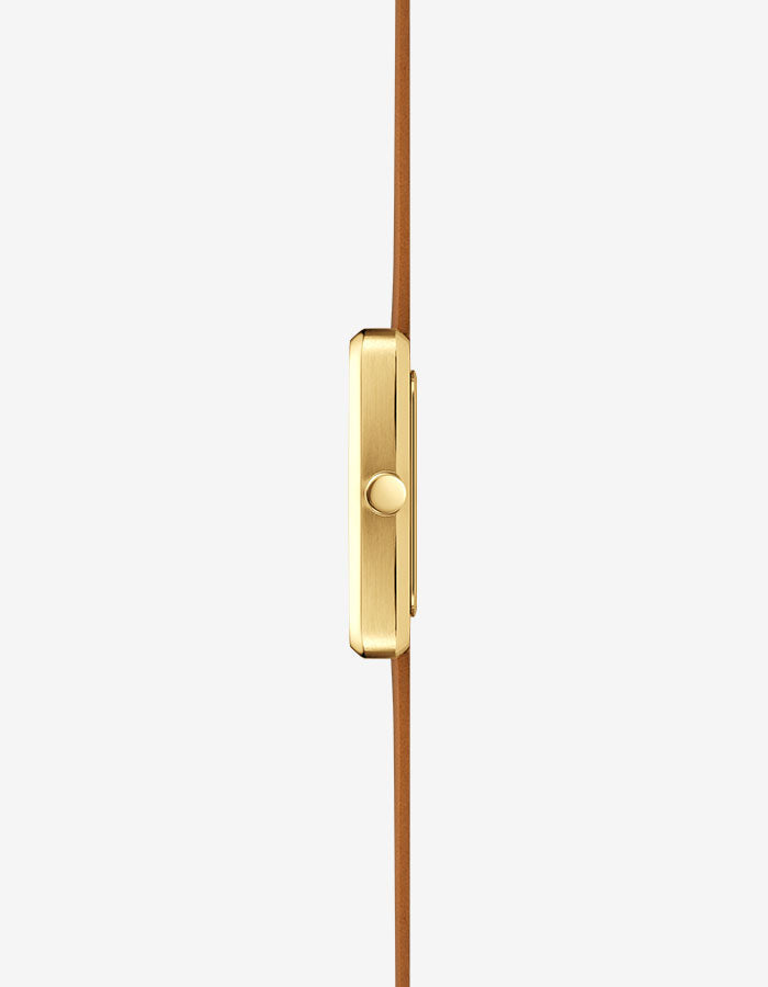 Brown square watches for men