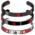 Jiraiya/Itachi secondary metal bracelets(internal diameter 64mm x 8mm)