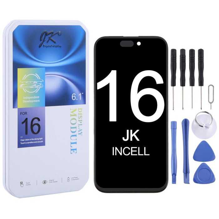 JK incell LCD Screen iPhone 16 - Premium Replacement Display for Quality Restoration
