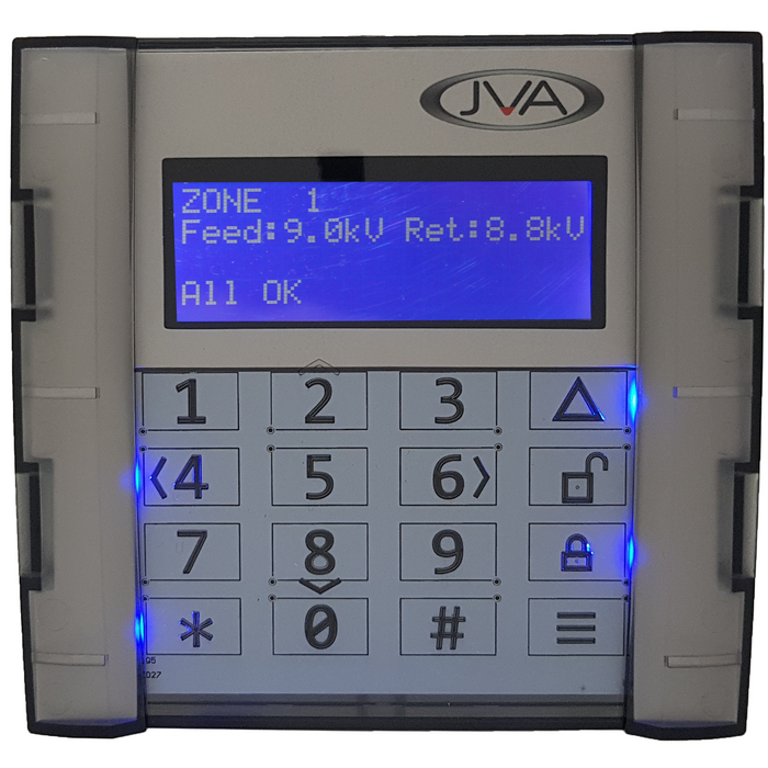 JVA Z Range 4 Line Menu driven LCD Keypad