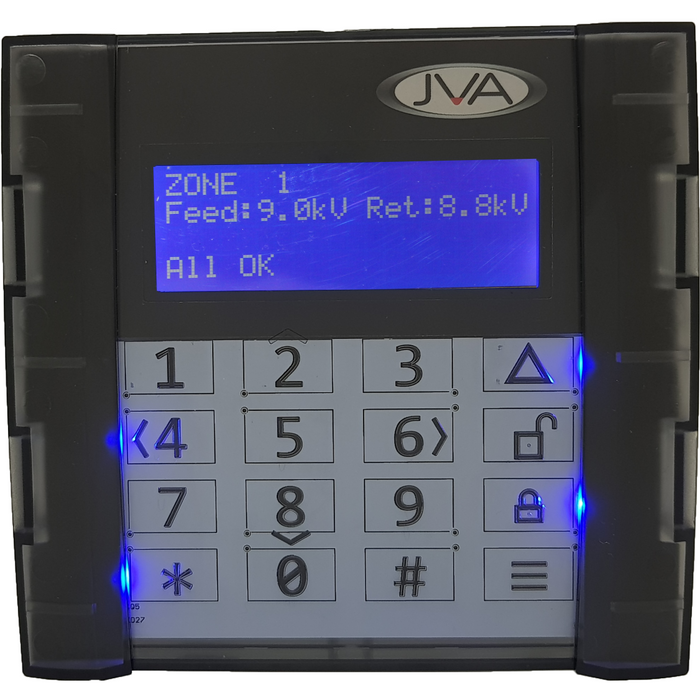 JVA Z Range 4 Line Menu driven LCD Keypad