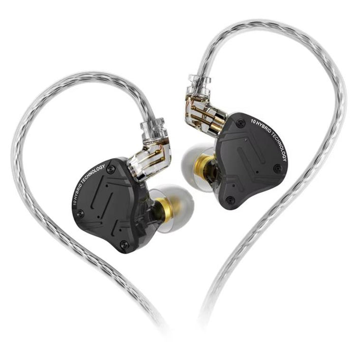 KZ-ZS10 PRO X Wired Earphones – 10-Driver Dynamic + Balanced Armature