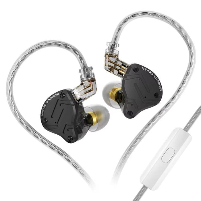 KZ-ZS10 PRO X Wired Earphones – 10-Driver Dynamic + Balanced Armature