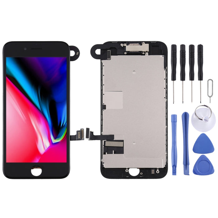 LCD Screen Replacement iPhone 8 – Front Camera Included, Available in White & Black