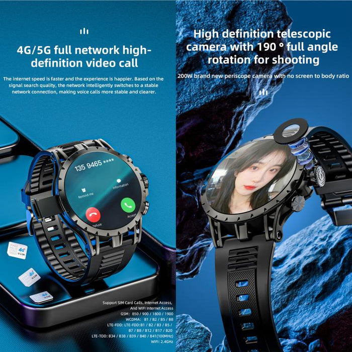 LOKMAT APPLLP 4 4G Smart Watch – 1.58", SC8541E, 3GB/32GB, GPS, NFC, Health Monitoring