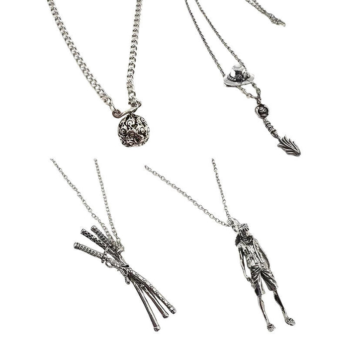 Luffy/Zoro/Ace Cool metal necklace - Wear it as if you have mystical powers