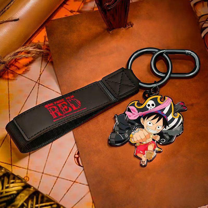 Luffy/Zoro/Shanks/Nami RED cool keychain accessory BLIND BOX