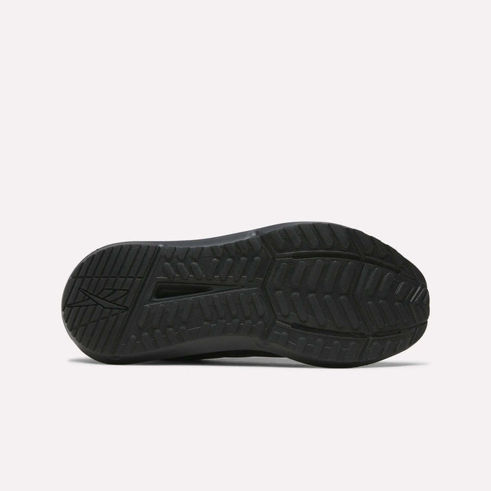 The outsole of the Reebok Men's Cityride 2 Running Shoes is shown from below, highlighting its patterned tread with multiple grooves and textures for traction and FuelFoam cushioning, set against a plain white background.