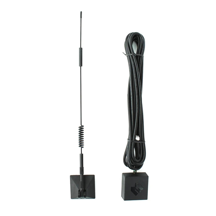 Dual band glass mount cellular antenna
