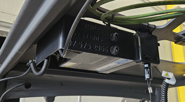 tait quick mount radio shield in action