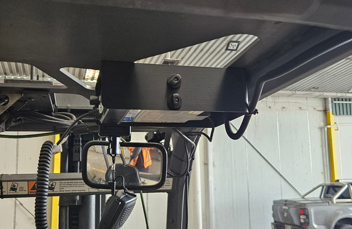 tait quick mount radio shield in action side
