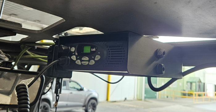 tait quick mount radio shield in action front