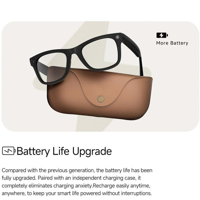 MT5 Ultra Smart AI Glasses 8MP HD Camera – WiFi, Voice Assistant, Anti-Blue-Light