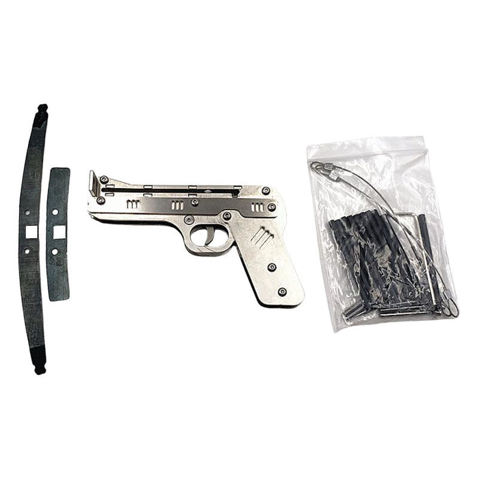Multifunctional metal folding DIY launcher toy 6mm steel ball