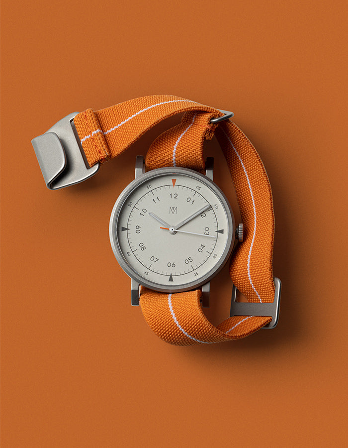 MUS-01 KHAKI P 40MM + GRAY PARACHUTE STRAP SET