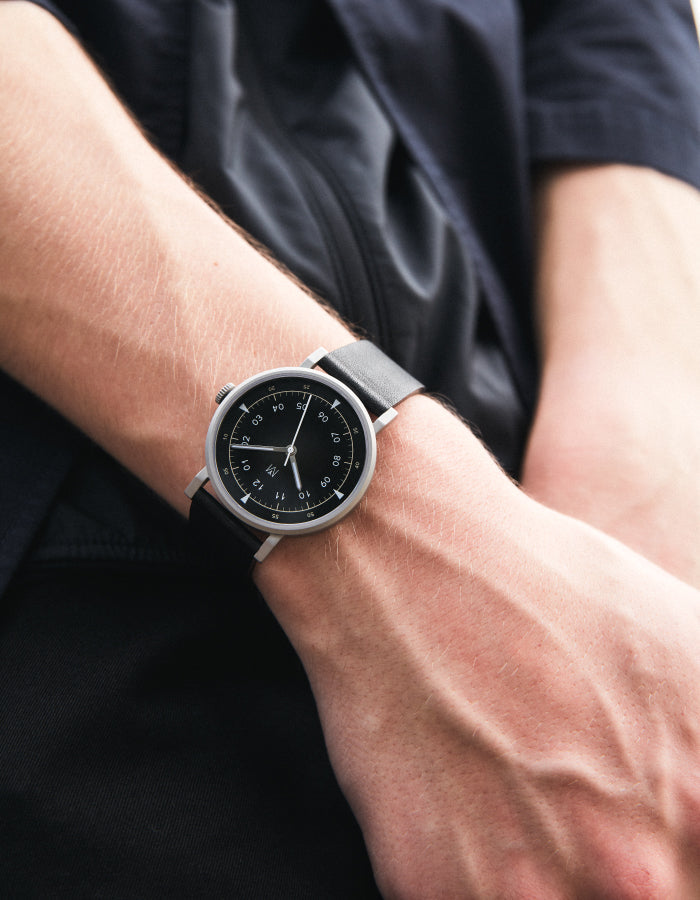 MUS-03 BLACK 40MM + BLACK PARACHUTE STRAP SET