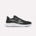 Side view of Reebok Nano Gym 2.0 Training Shoes in Black/Ftwr White, featuring white and silver accents and a thick white sole, displayed against a plain light background.