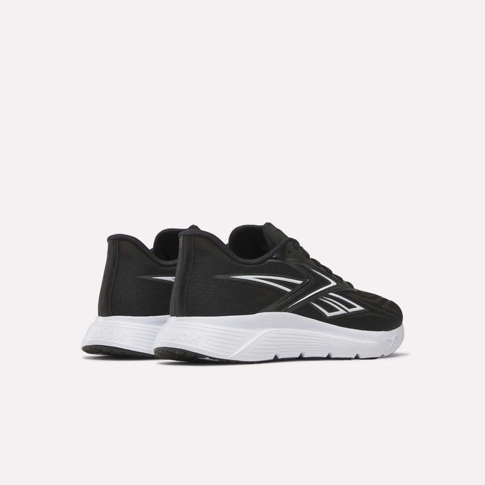A pair of Reebok Nano Gym 2.0 Training Shoes in black with white soles and side accents, shown from the back-left angle against a plain light background.