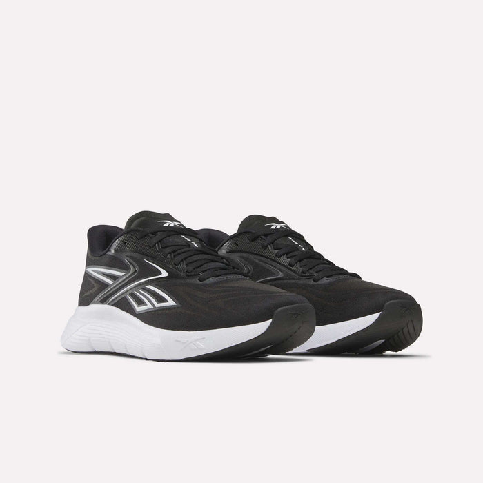A pair of black Reebok Nano Gym 2.0 Training Shoes with white soles and silver accents, shown against a plain white background.