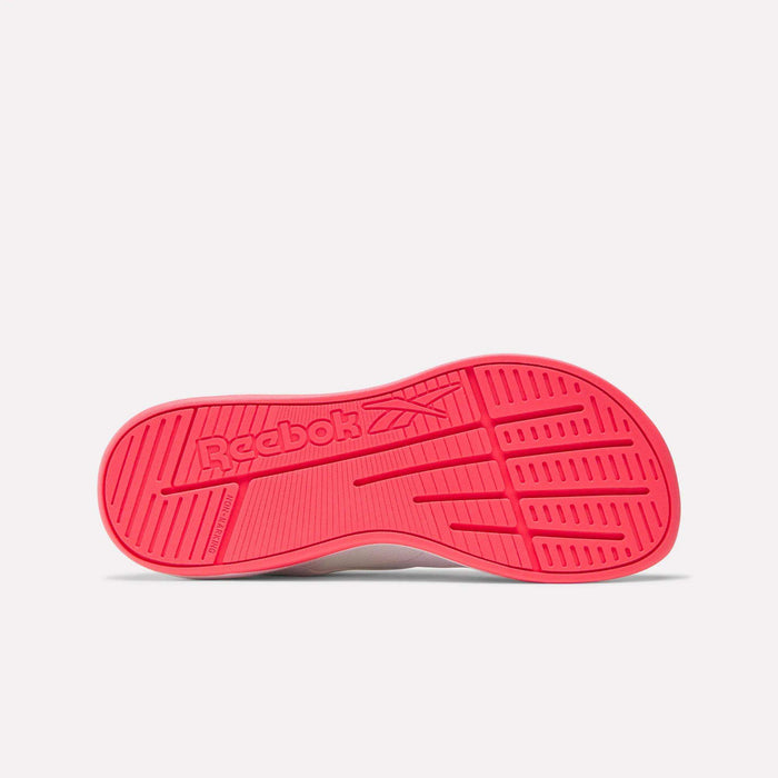 A close-up of the Nano Play Shoes for little kids showcases Reebok's kid-specific fit and stylish design.
