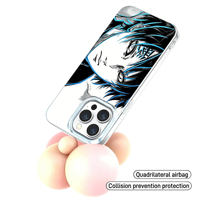 Naruto Gaara of the Desert Gradient Phone Case, Aurora Border Shockproof Anime Case