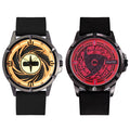 Naruto Itachi Rotating Quartz Watch, Six Paths Sage Mode Sharingan Anime Wrist Watch