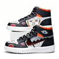 Naruto Pain Yahiko Anime High Top Sneakers, Akatsuki Graphic Casual Streetwear Shoes