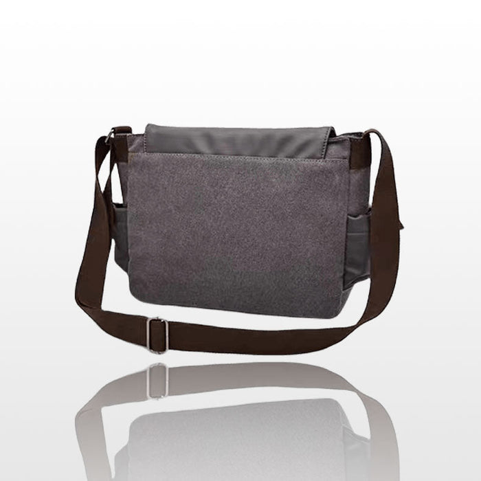 Naruto Sasuke Anime Messenger Bag, Akatsuki Leaf Village Logo Canvas Crossbody Shoulder Bag