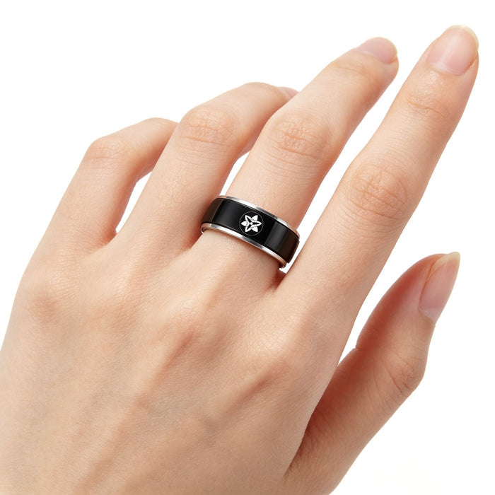 Naruto Sasuke Uchiha Sharingan Jewelry Set, Anime Bracelet & Ring Gift Box