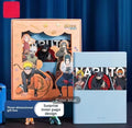 Naruto Shippuden trio assembled leather hardcover notebook gift box set diary notepad