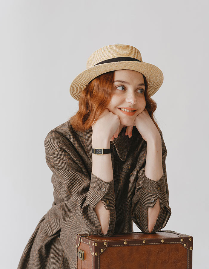 Black square watches for women