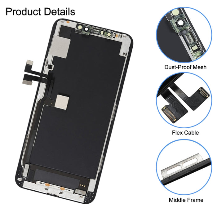 OLED Screen for iPhone 11 Pro Max with Frame (GX OLED)