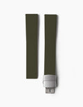 Olive FKM rubber watch dtrap