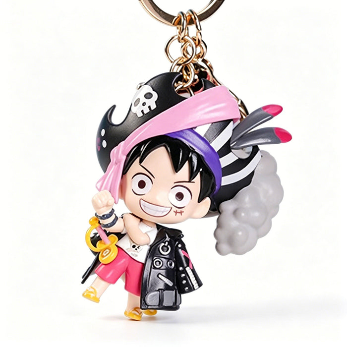 ONE PIECE Keychain Blind Box - Film Red Straw Hat Crew Anime Figure Keychains