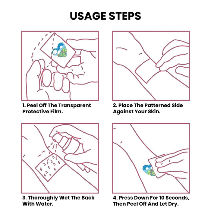 One Piece Luffy Arm Stretch Temporary Tattoo, Anime Cosplay Accessory for Men & Women