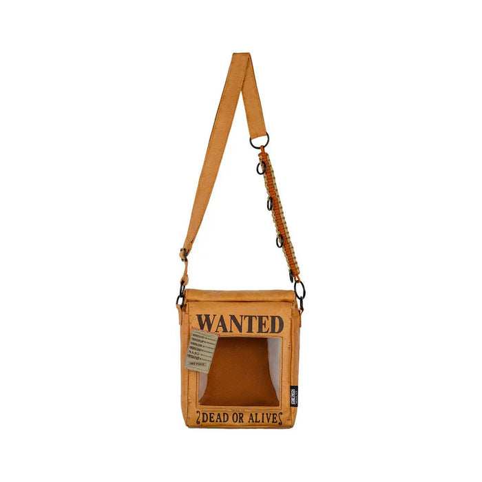 One Piece Luffy Wanted Poster Ita Bag, Multi-Pocket Crossbody Anime Bag