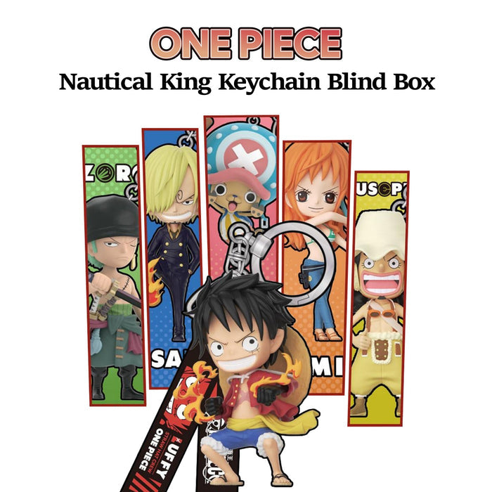 ONE PIECE Nautical King Straw Hat Crew Keychain Blind Box | Anime Collectible