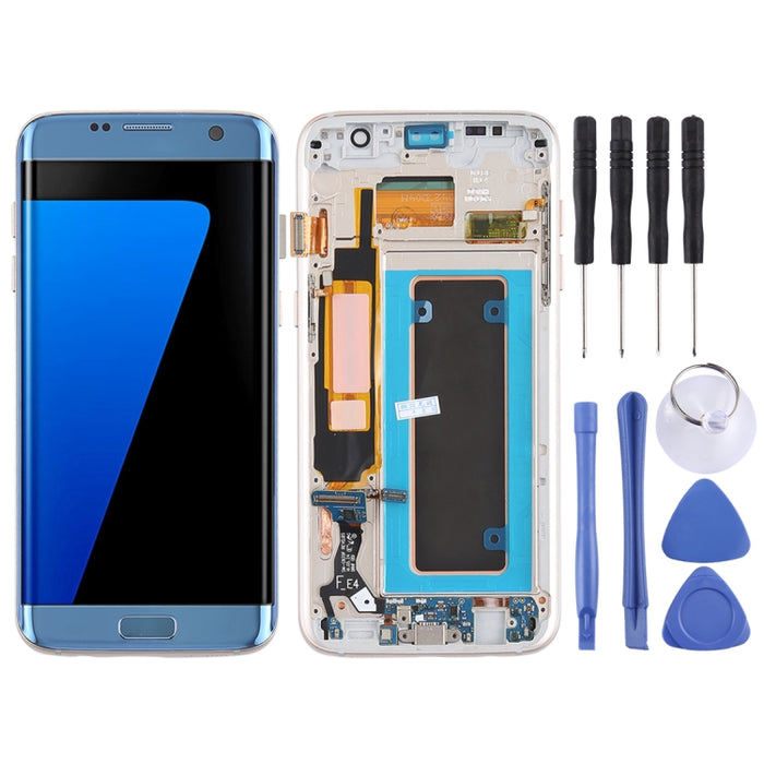 For Galaxy S7 Edge (Frame)Super AMOLED / Blue
