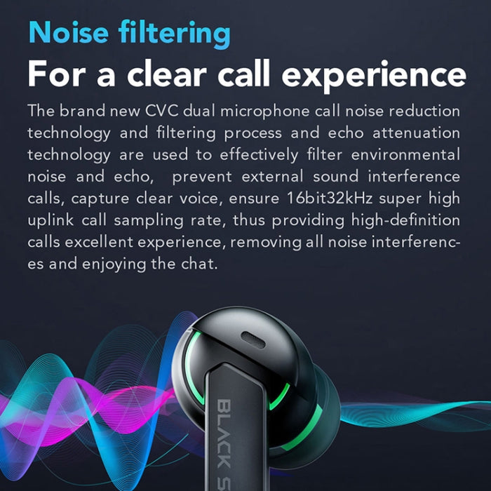 Original Xiaomi Black Shark Noise Reduction True Wireless Bluetooth Earphones