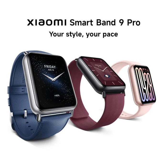 Original Xiaomi Smart Band 9 Pro Global – 1.74" AMOLED, 5ATM, Heart Rate & Blood Oxygen